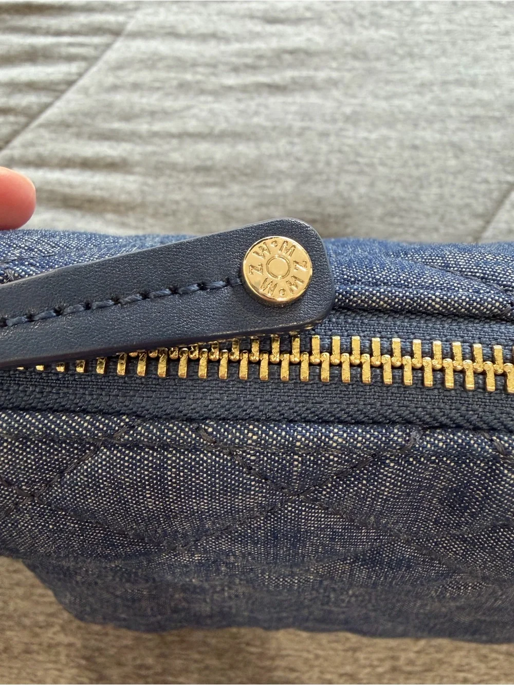 MZ Wallace Pippa Denim Crossbody Bag